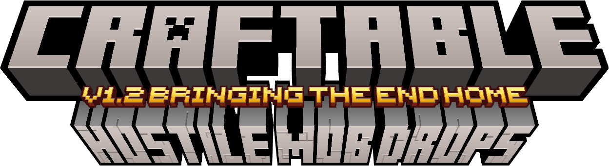 Craftable Hostile Mob Drops: Bringing the End Home