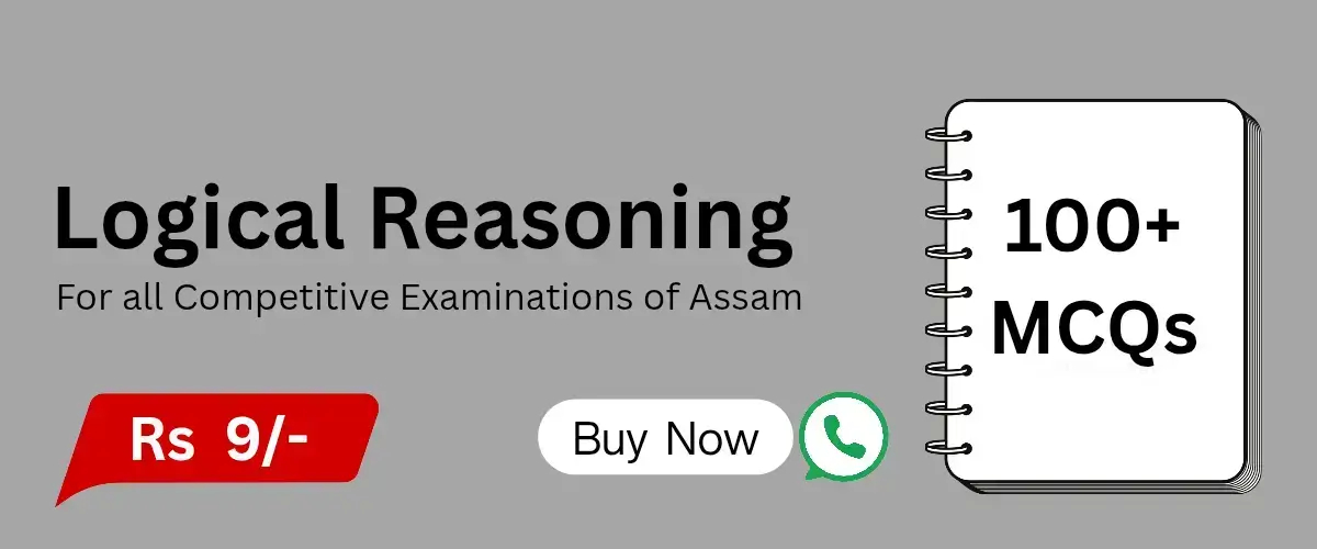 Buy 100+ Reasoning MCQs PDF for Rs. 9 Buy 100+ Reasoning MCQs PDF