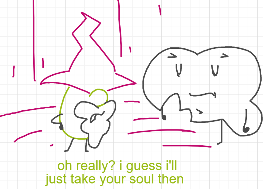 A panel from The Prime Number Few, episode eight of the Board Boards object show by Furretwalk/WalkingFurret.