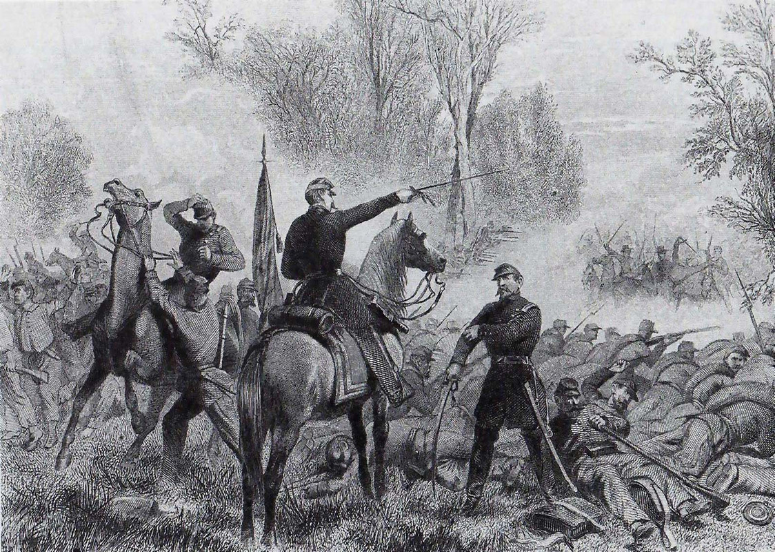 Civil Americana,Bull Run 1ª,General blanker Cubriendo Con su brigada La Retirada Del resto Del ejerc