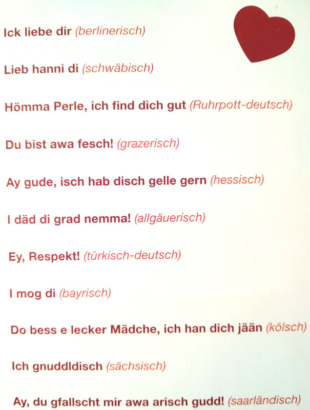 german flirting phrases