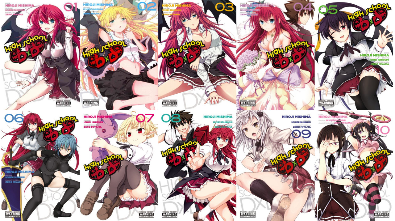 Mangá High School DxD - 1 ao 8 - Panini