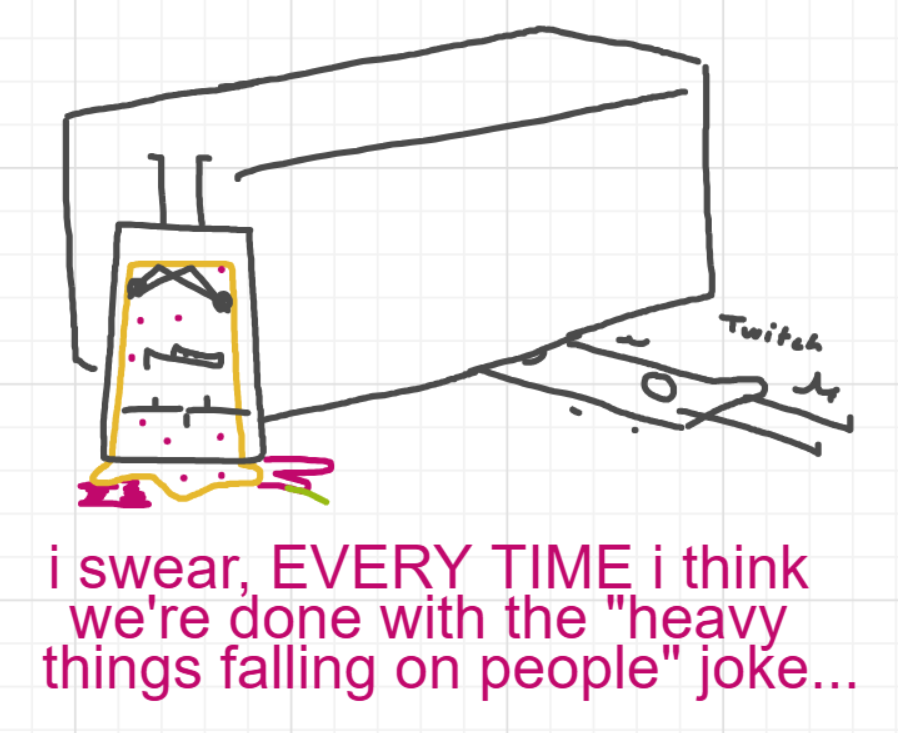 A panel from A Murder On The, episode six of the Board Boards object show by Furretwalk/WalkingFurret.