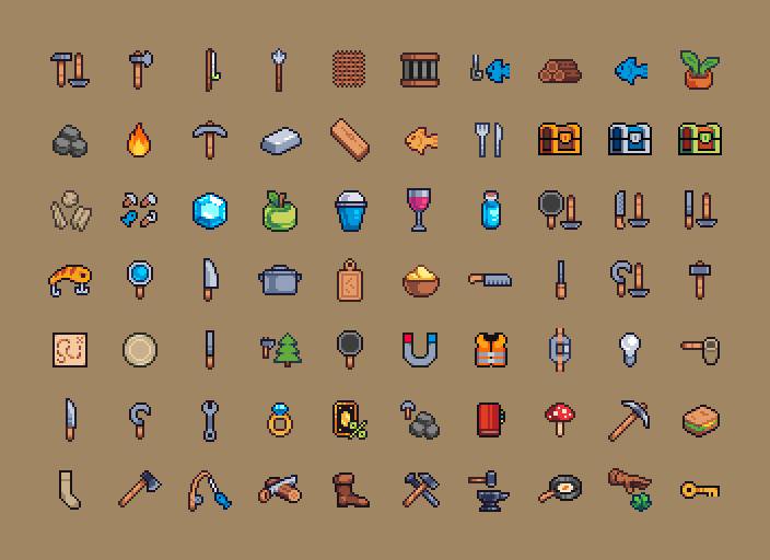 New icons to display item keywords in the game!