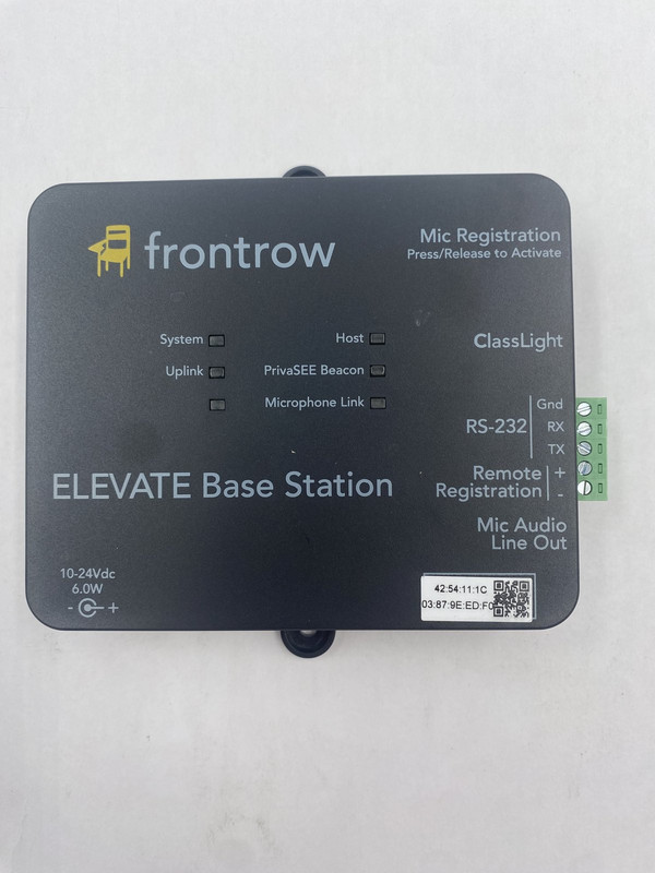 FRONTROW 2000-00061 ELEVATE BASE STATION