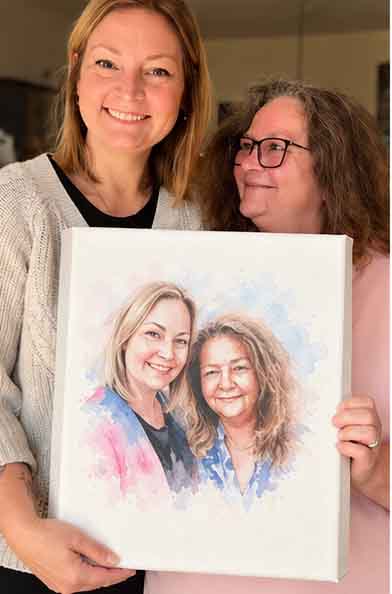 Custom portrait linda