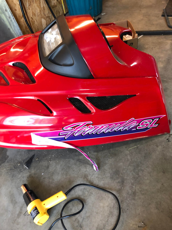 22 removing decals from red hood