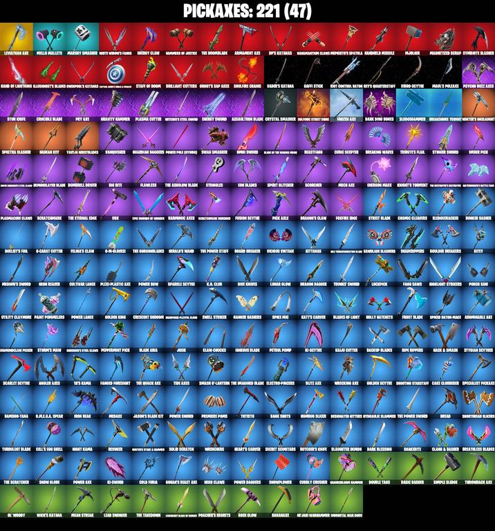 pickaxes comp