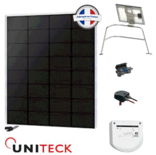 Le kit solaire bateau 55W 12V MPPT Back-contact