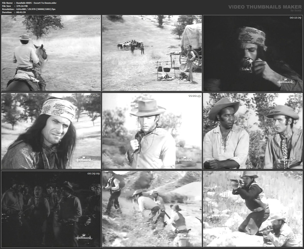 Rawhide 8X05 - Escort To Doom.mkv