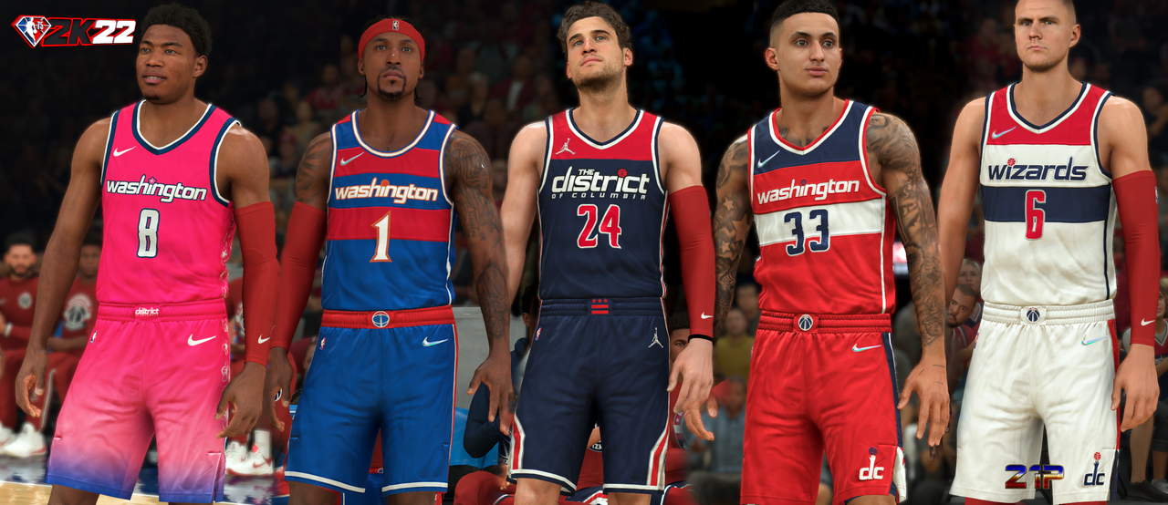 NBA 2K22 Current Gen (PC ) - Washington Wizards jersey pack 