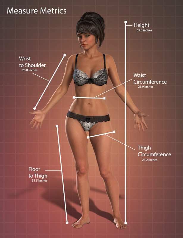 Measure Metrics for DAZ Studio (Latest Update for DAZ Studio 4.20) Measure Metrics for DAZ Studio (Latest Update for DAZ Studio 4.20)