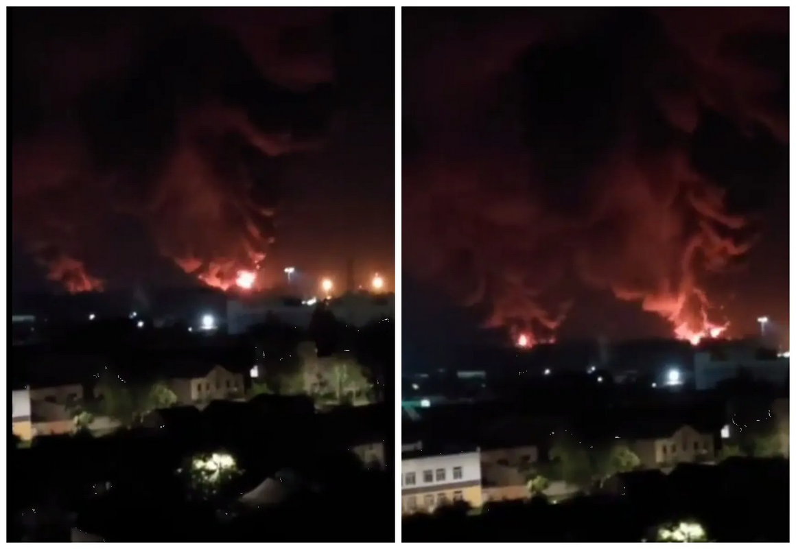 Atacan el aeropuerto de Pskov, Rusia; reportan graves daños (Video)