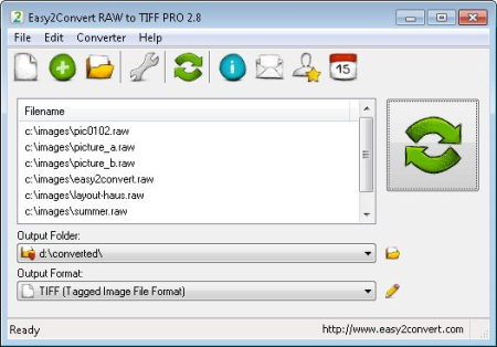 Easy2Convert RAW to TIFF Pro 2.8