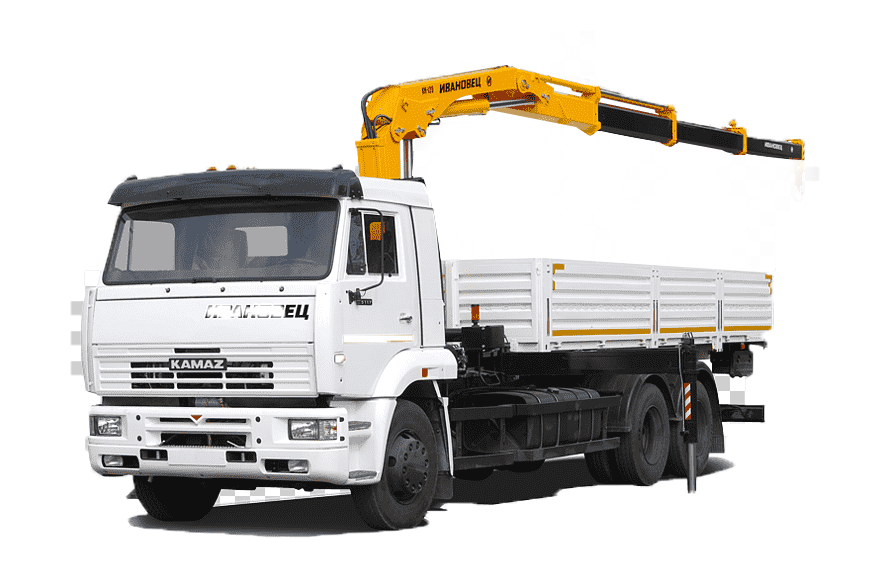 Кран манипулятор 12 тонн стрела, 20 тонн борт