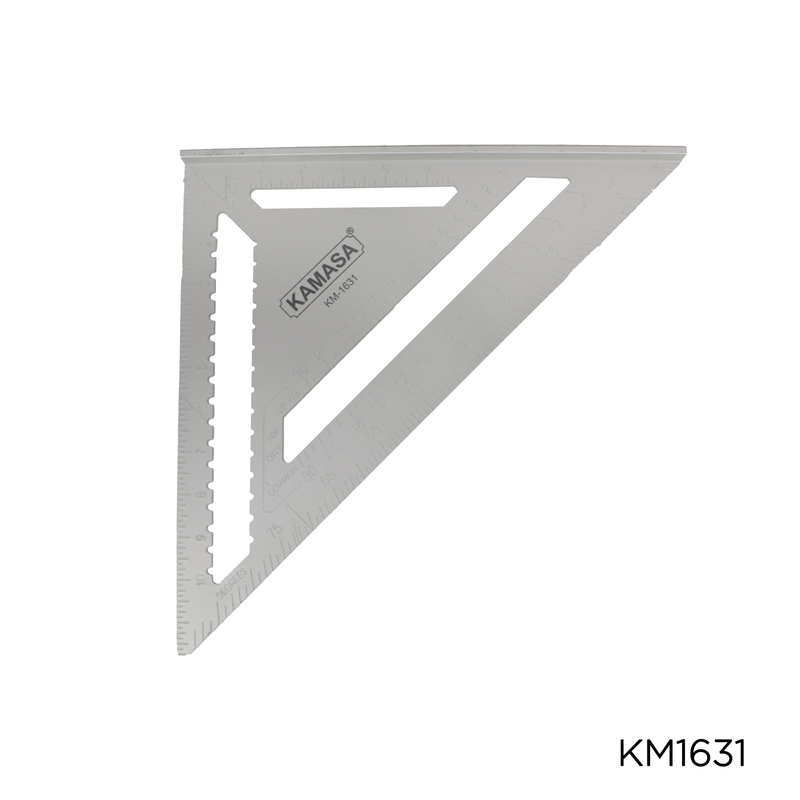 ESCUADRA TRIANGULAR DE ALUMINIO 12" "KAMASA"