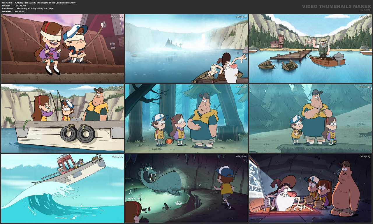 Gravity Falls S01E02 The Legend of the Gobblewonker.mkv