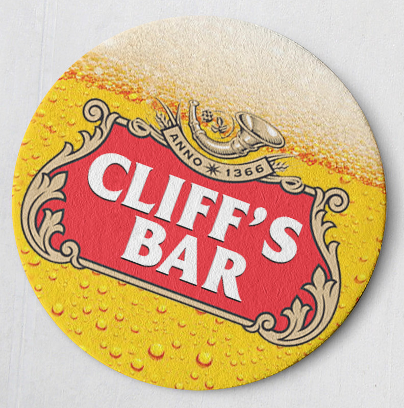 Personalised Any Name Bar Coaster Beer Home Pub Cafe Occasion Gift Idea 13 