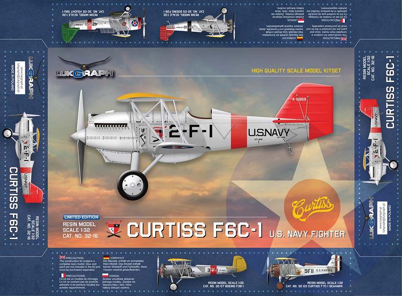 Curtiss R6c 1/32 - Curtiss F6C-1/C-4 (fighters) & F6C-2/3 (floatplanes) resin kit ...