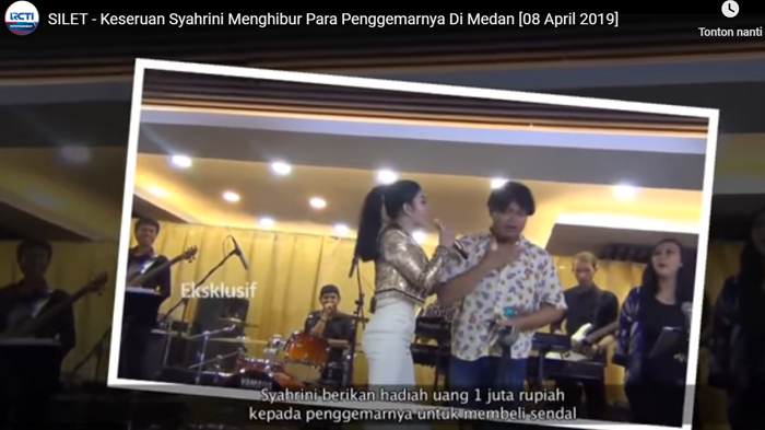 Syahrini beri uang satu juta pada fans untuk beli sandal baru