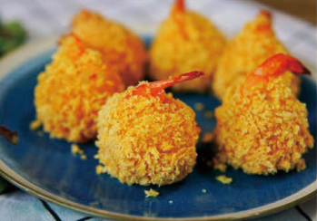 19 Polpette di patate e gamberetti 4 pezzi