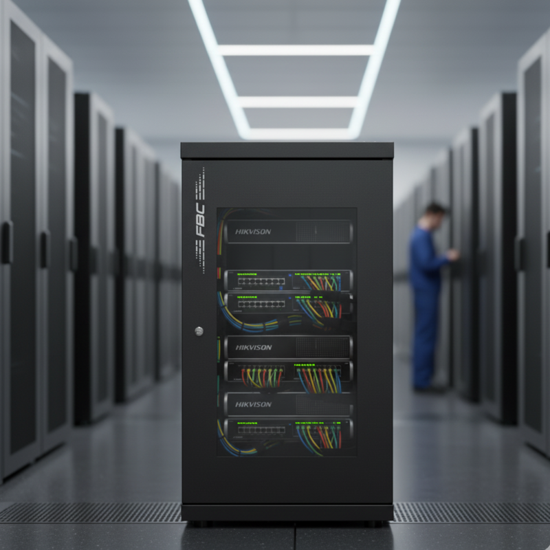 Rack De Piso Fibracem Desmontado 20U 670Mm P670