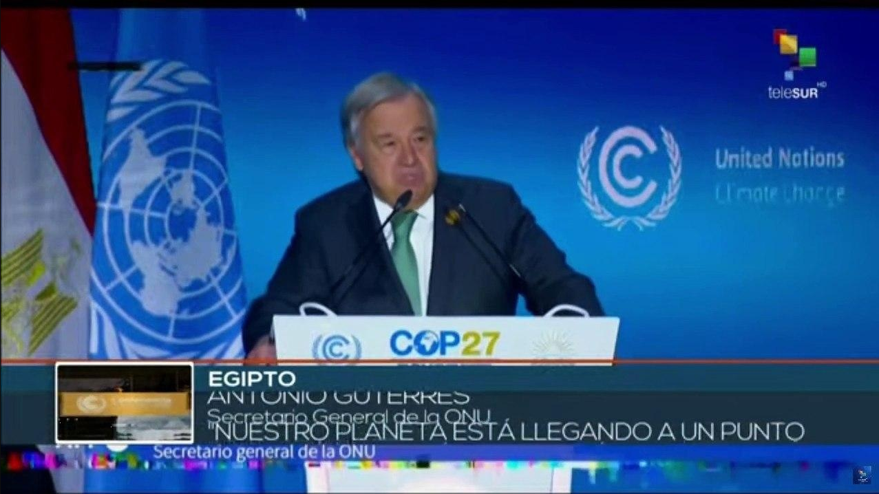 ONU advierte “suicidio del planeta” debido al cambio climático