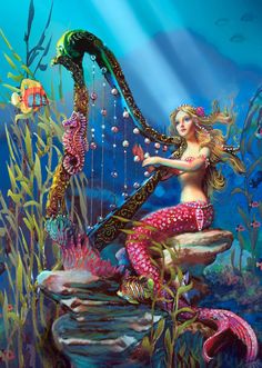 Siempre Libre & Glitters y Gifs Animados Nº340 - Página 14 68906aa83406a58510e805862c308427--mermaid-art-fantastic-art