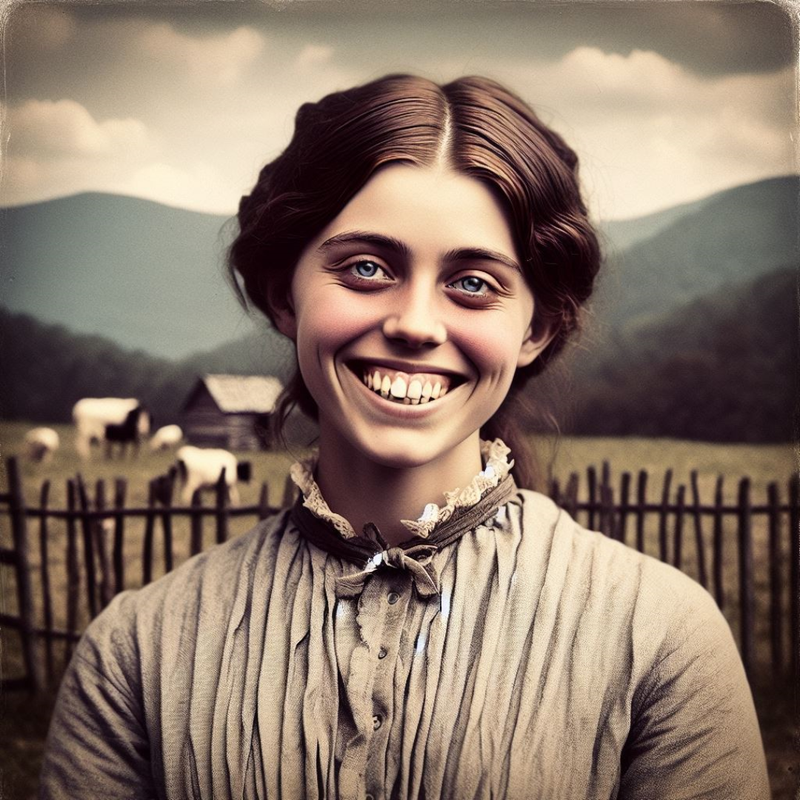 Photograph Portrait of Tom Dooley's victim Laura Foster North Carolina 1868