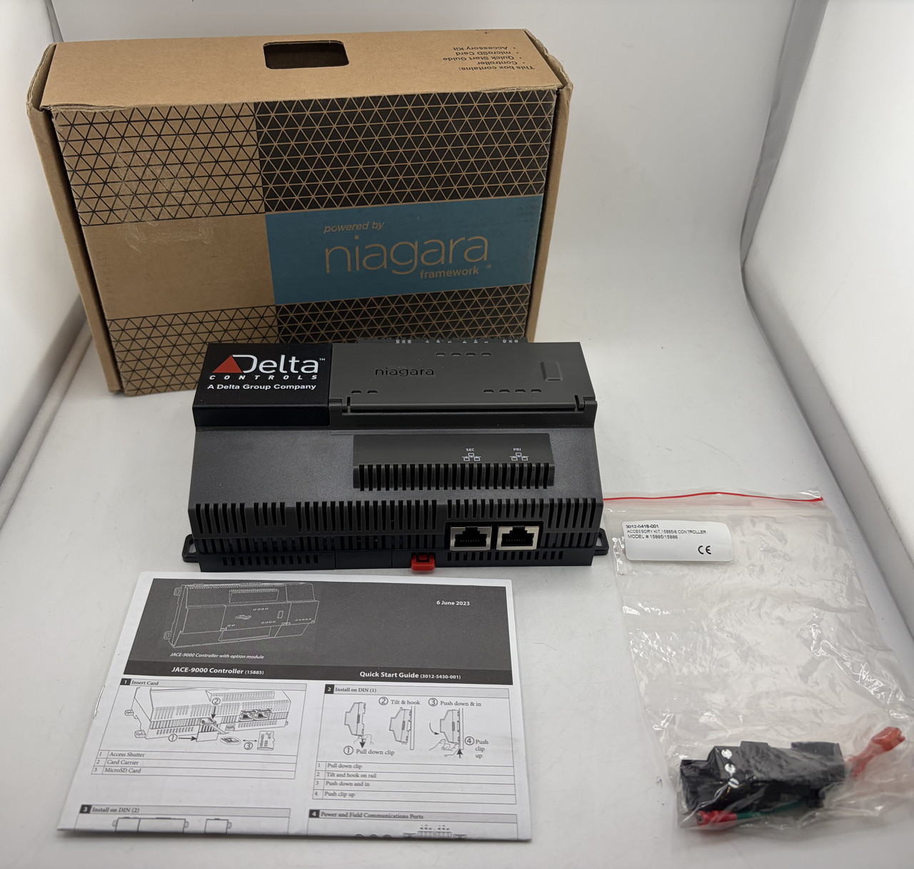 DELTA CONTROLS JACE-9000 COMPACT NIAGARA FRAMEWORK CONTROLLER & SERVER PLATFORM
