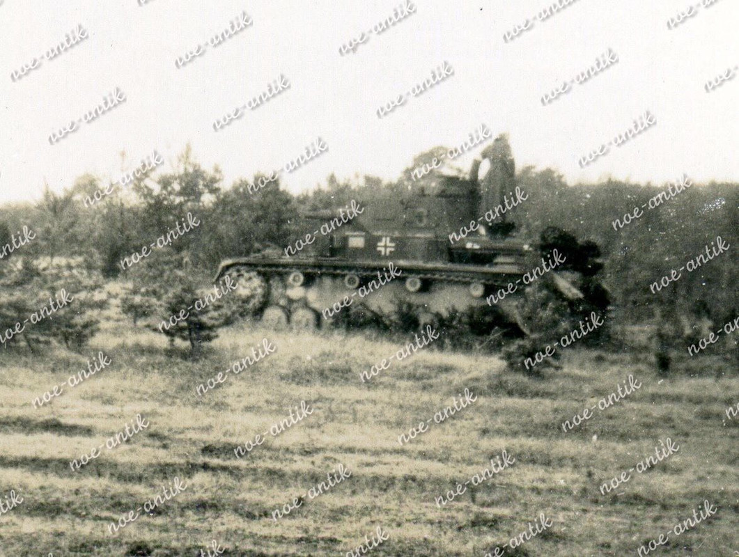 Foto Wehrmacht Panzer Tank Panzerübung, Truppenü