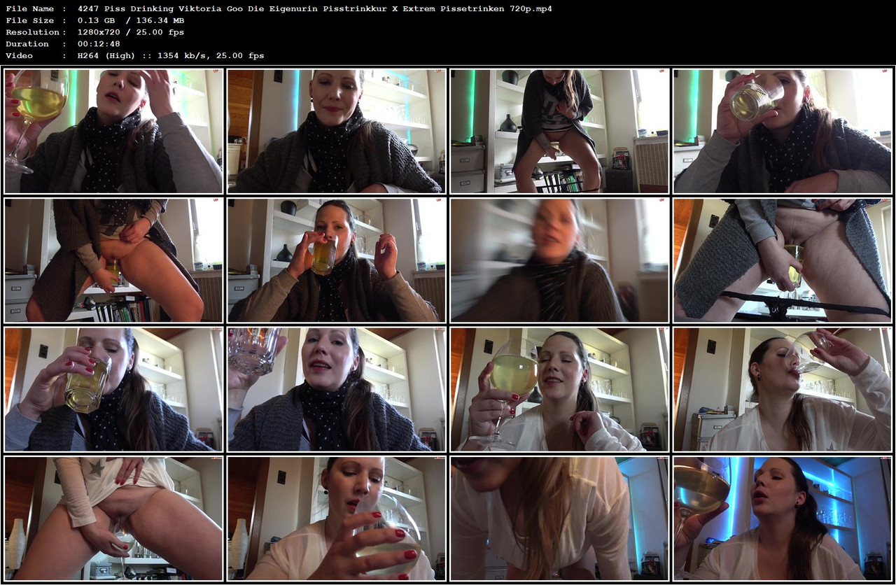 4247 Piss Drinking Viktoria Goo Die Eigenurin Pisstrinkkur X Extrem Pissetrinken 720p mp4