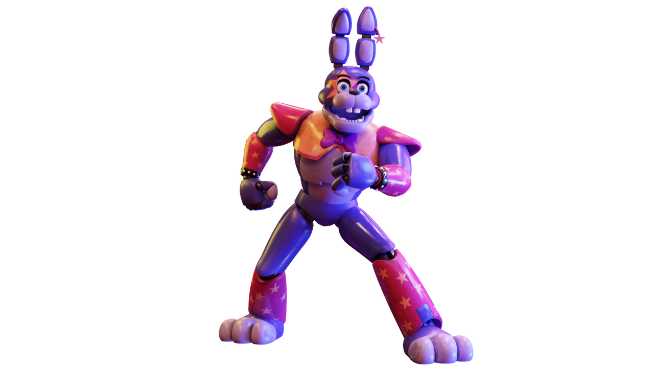 O GLAMROCK BONNIE no Five Nights at Freddy's Security Breach. 