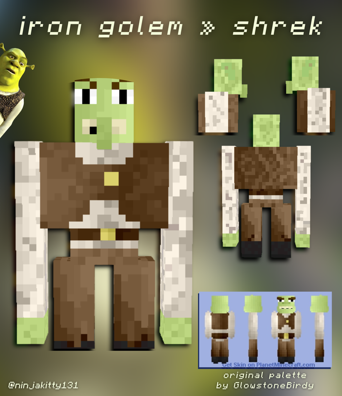iron golem shrek