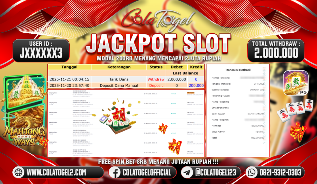 JACKPOT SLOT GACOR!!