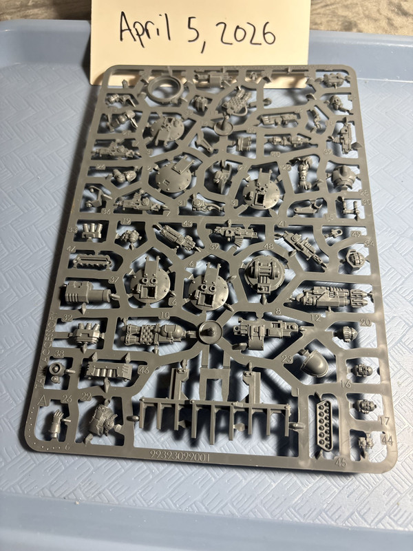 Tanks Bits on Sprues 20