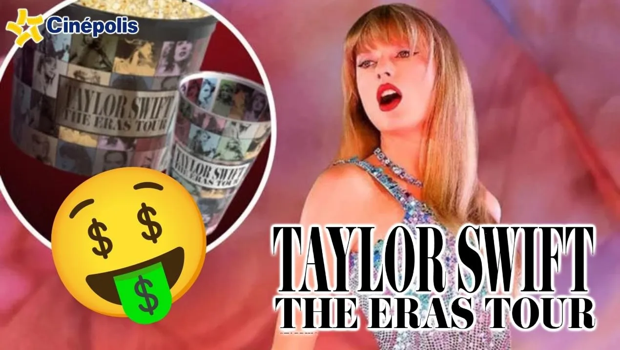 Esto costará la palomera y el vaso coleccionable de Taylor Swift en Cinépolis