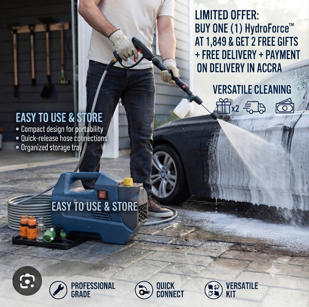 HydroForce in use washing a car at home