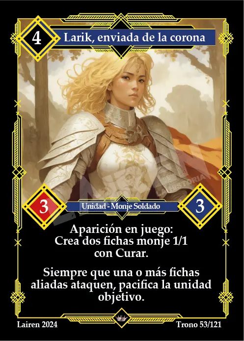 LARIK, ENVIADA DE LA CORONA