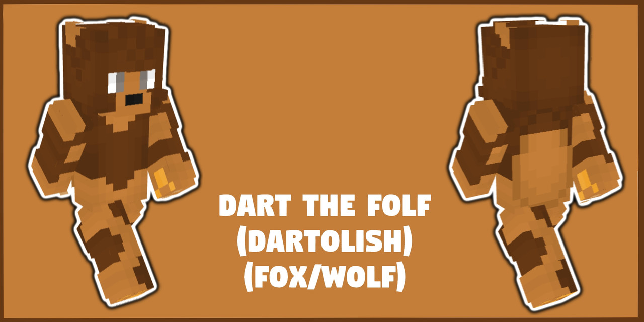 Dart The Folf | @DartOLish (Slim Model) (Commission) Minecraft Skin