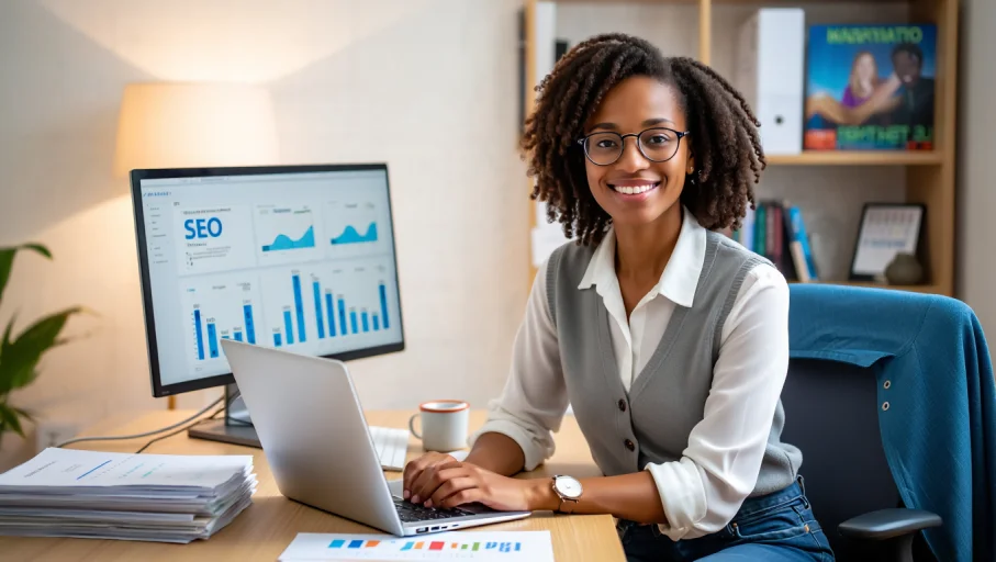 Девушка SEO специалист