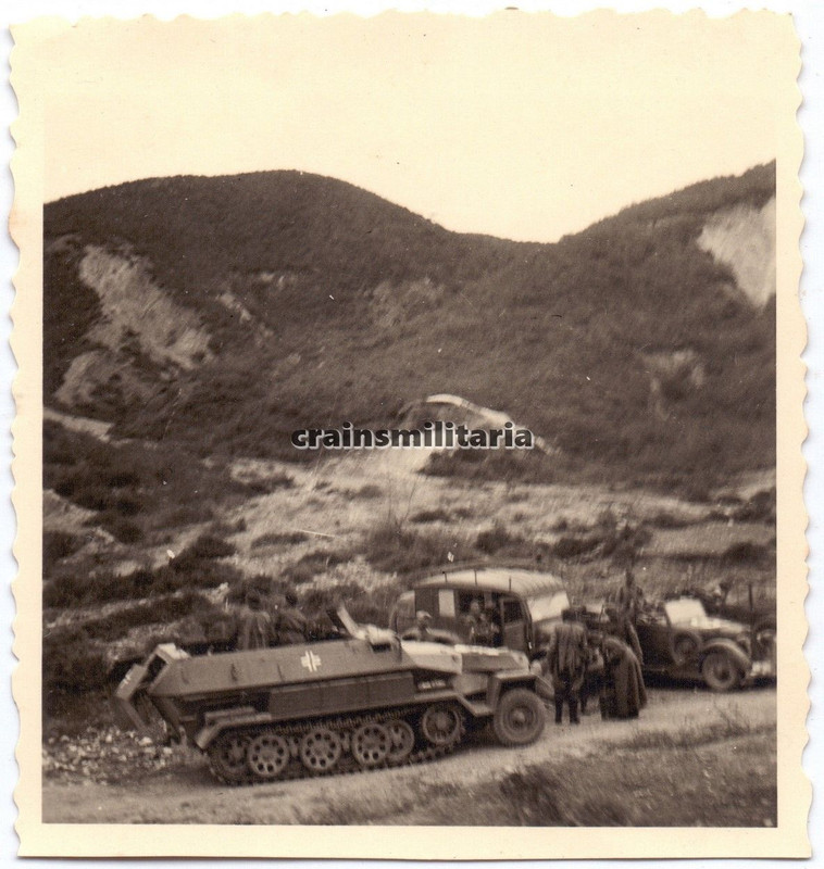 Orig. Foto Panzerspähwagen SdKfz 251 Funkwagen K