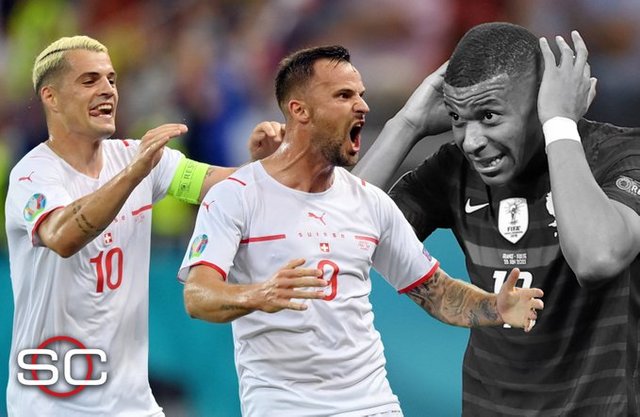 Suiza vence a Francia title=