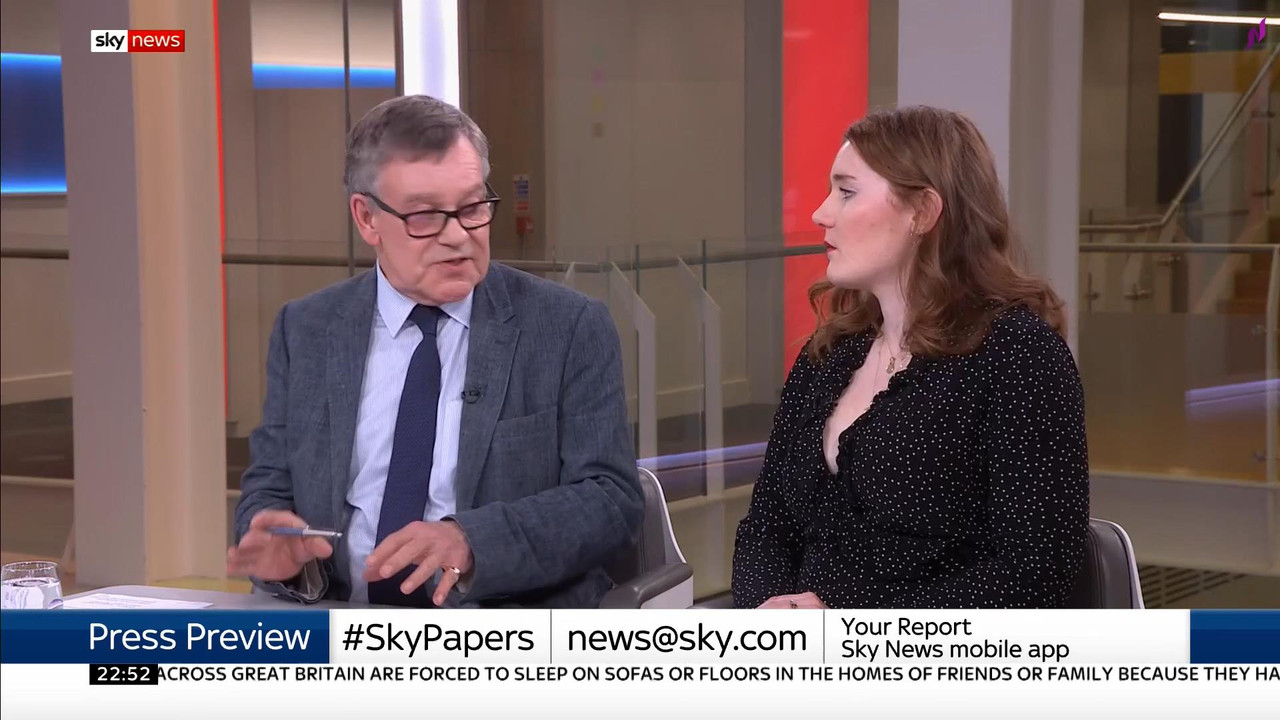23 December - 22.00.00 - Sky News. All the latest news from Sky 