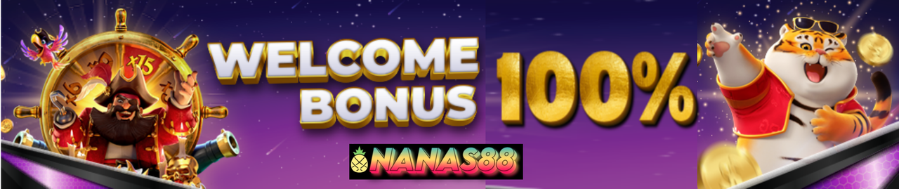 WELCOME BONUS 100%