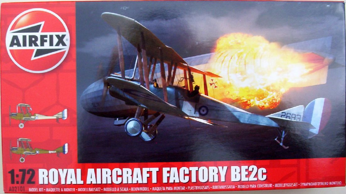 Airfix 72 Royal Aircraft Factory BE2c