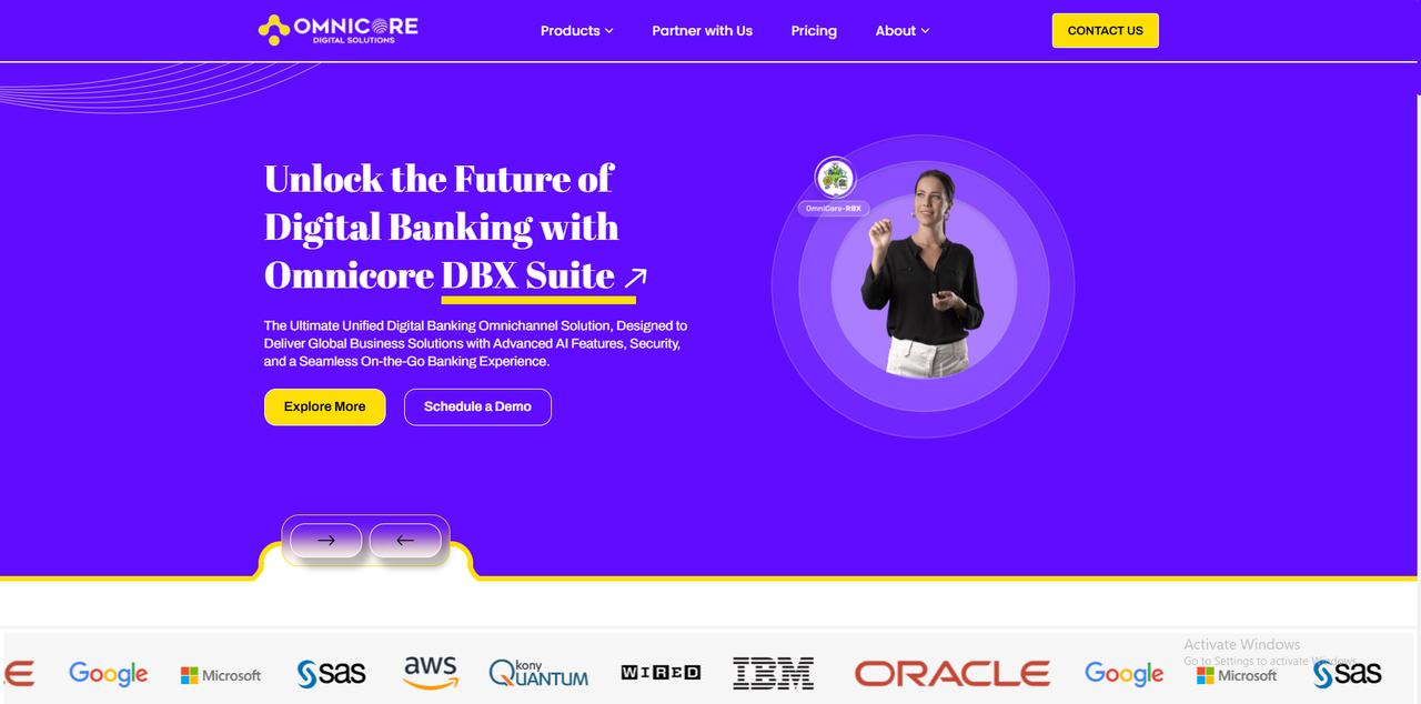 Omnicore Digital Website screenshot