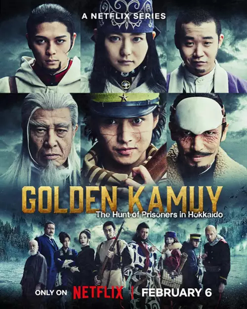 Golden Kamuy: Poszukiwania więźniów na Hokkaido / Golden Kamuy: The Hunt of Prisoners in Hokkaido (2025) (Sezon 1)  PL.S01.720p.NF.WEB-DL.DD5.1.XViD-P2P / Polski Lektor DD 2.0