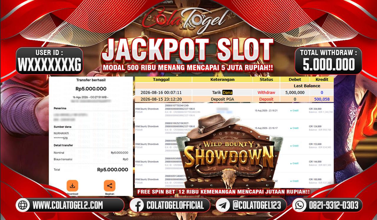 JACKPOT SLOT GACOR!!