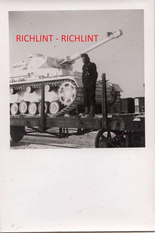 Wehrmacht Rußland Panzer IV Langrohr schneetarn 